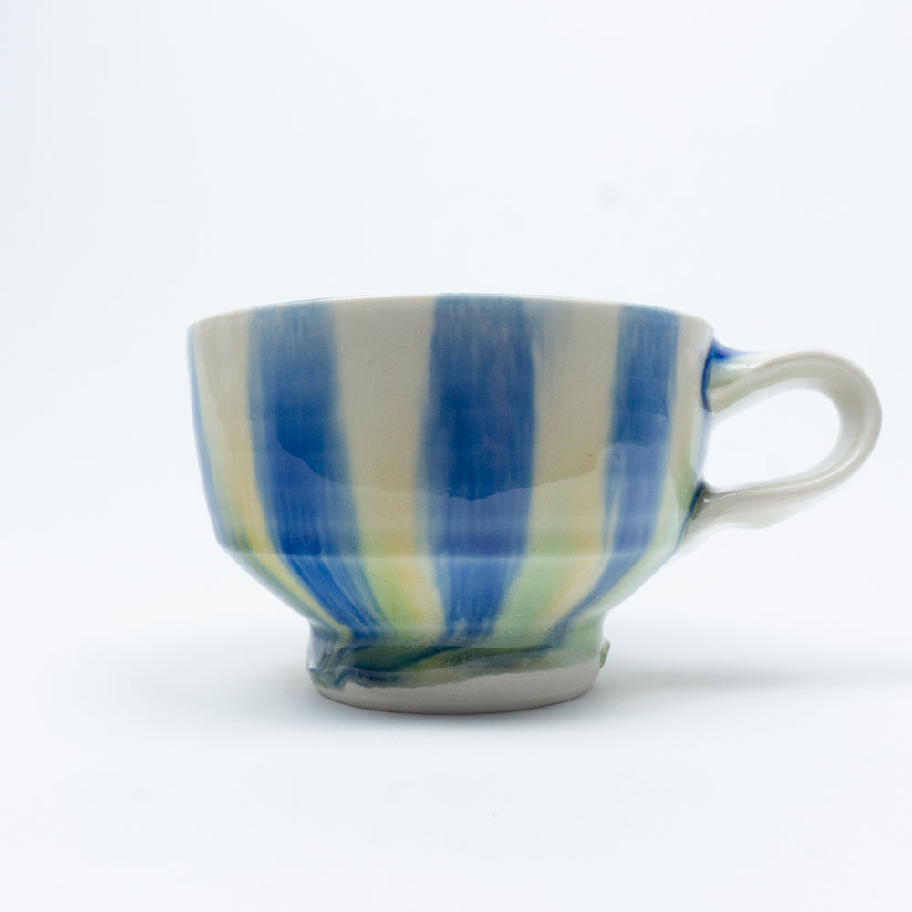 Fluxware Latte Cup w Vertical Wash Pattern