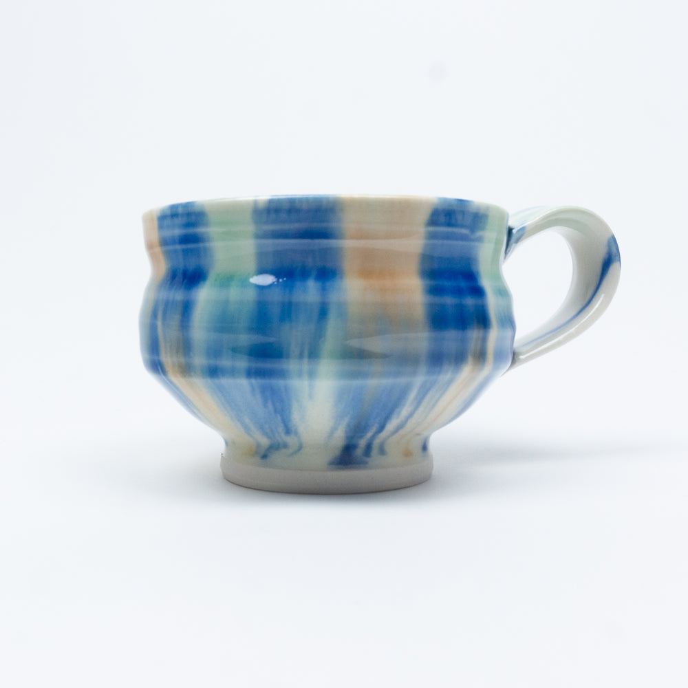 Fluxware Latte Cup w Abstract Pattern