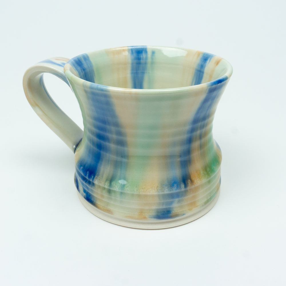 Fluxware Beaker Mug w Angled Wash Pattern